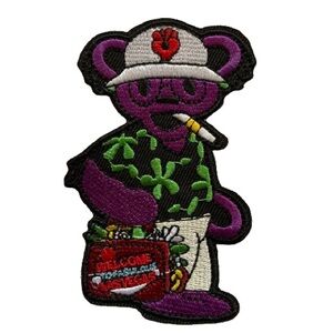 Grateful Dead Hunter Thompson Dancing Bear Patch